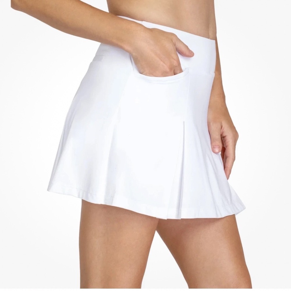 Tail White Label XL Pleated Skort Chalk White 15 Inch Athletic Golf Tennis NEW